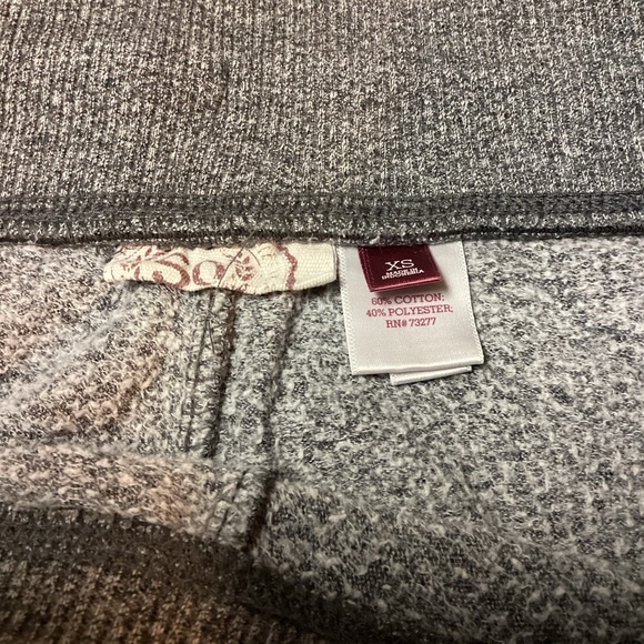 So Heather Gray Lounge Sweatpants * Size XS - Picture 3 of 8